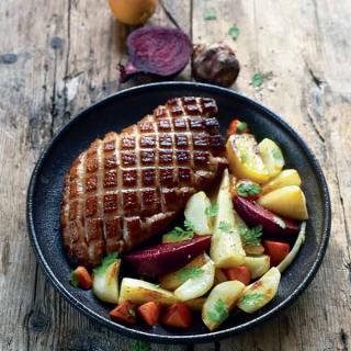 Magrets de canard et légumes d’automne