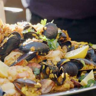 Paëlla à la plancha