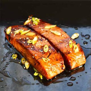 Saumon à la japonaise Saumon à la japonaise