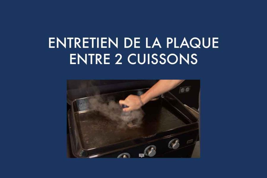 Nettoyer sa plancha Eno entre 2 cuissons
