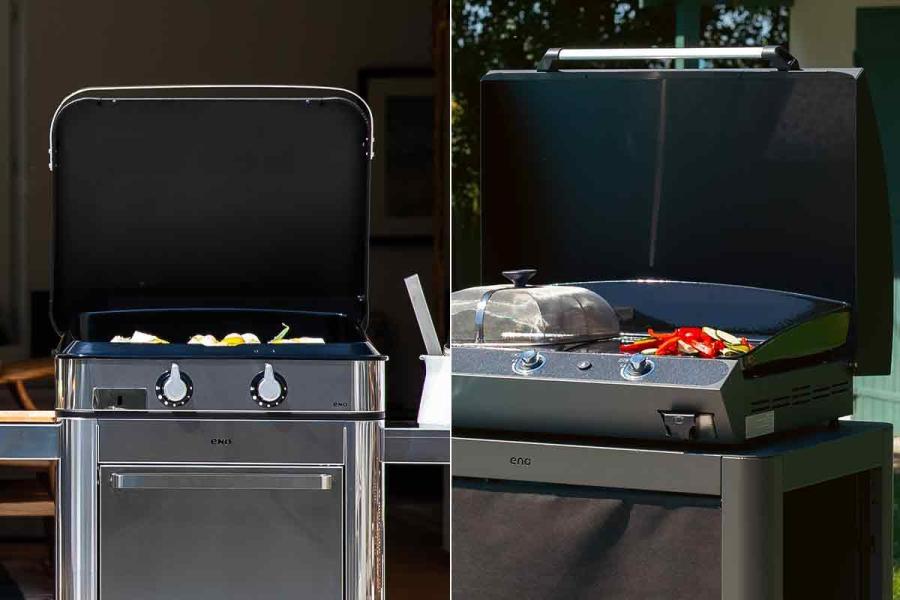 What materials do we use for our griddles ?