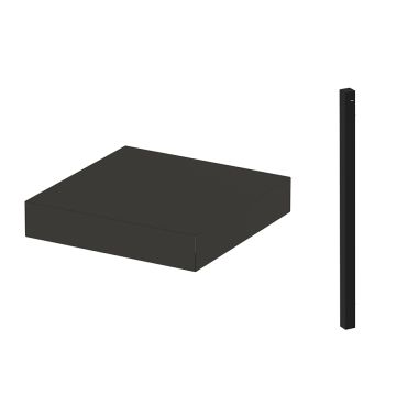 MODULO Comptoir-Kit finition d'angle 35-Gris cargo