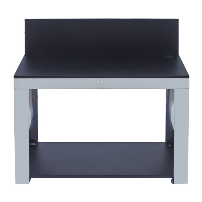 Eno Felix Stainless Steel Table Furniture For Plancha 120 Cm 4 Wheels Stainless Steel