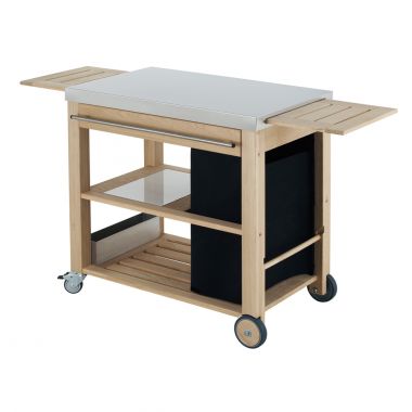 MOBILOT TROLLEY Wood & stainless