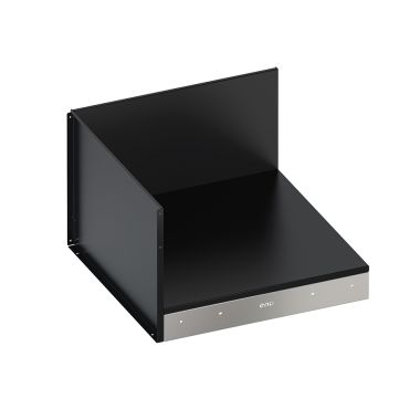 MODULO Plateau d'angle-Noir et Inox